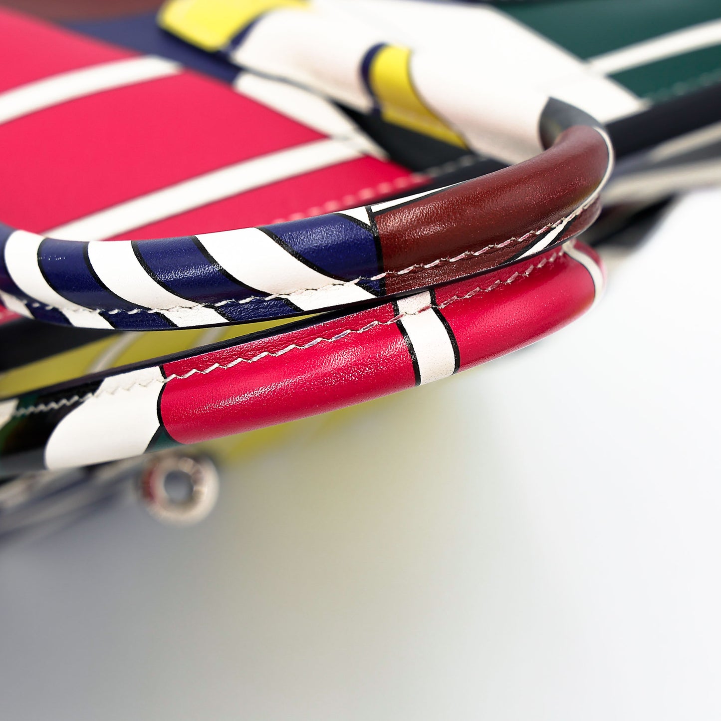 HERMÈS Limited Edition Birkin 25 One Two Three and Away We Go Multi-color Swift Palladium hardware D (2019)