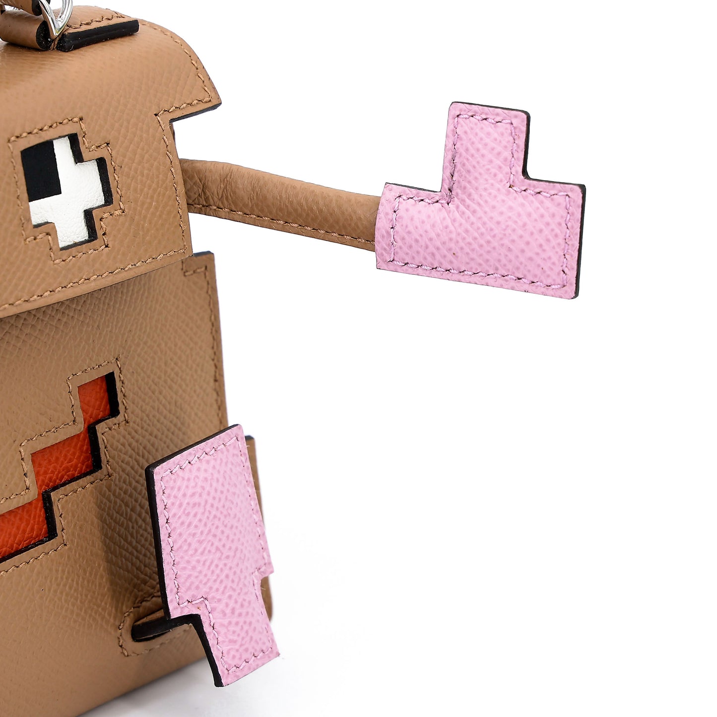 HERMÈS Limited Edition Kelly Doll Picto Chai (0M) Mauve Sylvestre (X9) Celeste (7N) Terre Battue (R1) Epsom Palladium hardware B (2023)