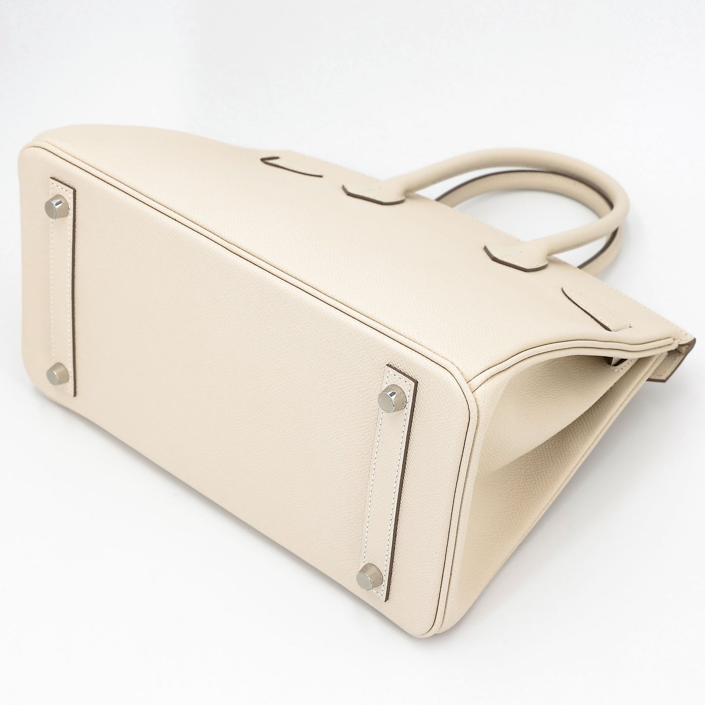 HERMÈS Birkin 30 Craie (10) Epsom Palladium hardware K (2025)