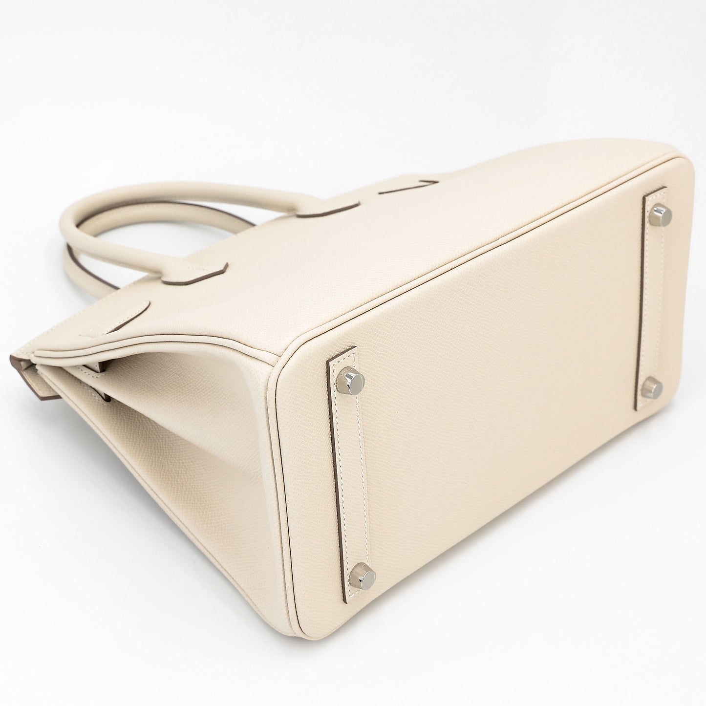 HERMÈS Birkin 30 Craie (10) Epsom Palladium hardware K (2025)