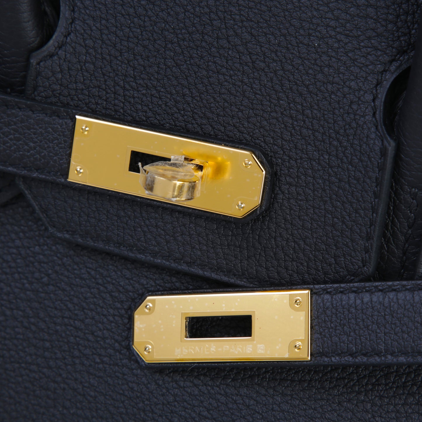 HERMÈS Birkin 30 Noir (89) Togo Gold hardware K (2025)