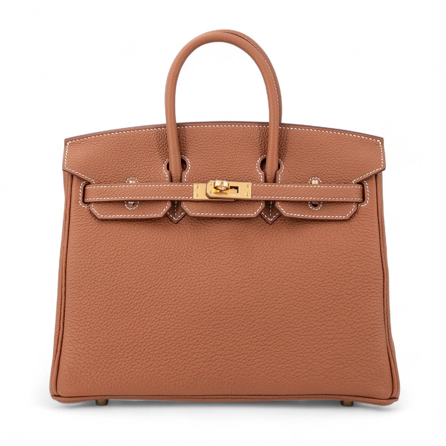 HERMÈS Birkin 25 Gold Togo Gold hardware K (2025)